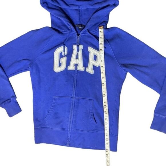 Gap Blue Zip-up Hoodie Sweater Size Small - Picture 5 of 5